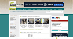 Desktop Screenshot of maison-construction.com