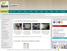 Tablet Screenshot of maison-construction.com